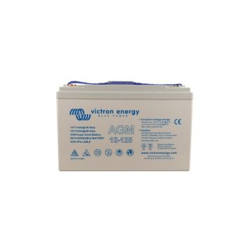Victron 12 V 125 Ah (C20) AGM Super Cycle Batterij met M8-inzet