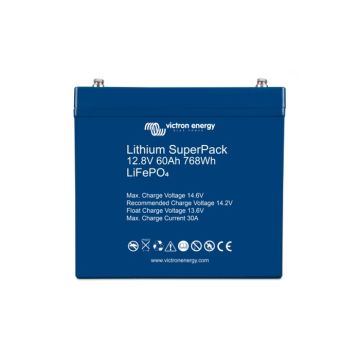Victron Lithium SuperPack 12,8 V/60 Ah lithium-batterij met M6-inzet