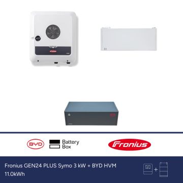 Fronius GEN24 PLUS Symo 3 kW + BYD HVM 11.0kWh