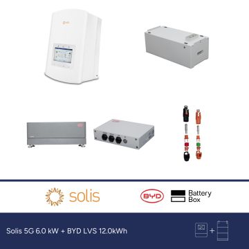 Solis 5G 6.0 kW + BYD LVS 12.0kWh