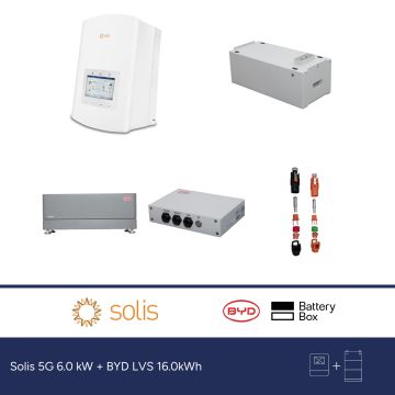 Solis 5G 6.0 kW + BYD LVS 16.0kWh