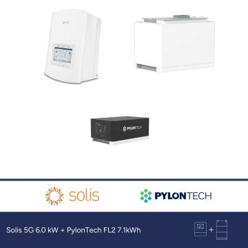 Solis 5G 6.0 kW + PylonTech FL2 7.1kWh