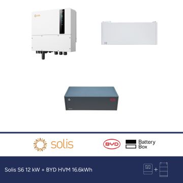 Solis S6 12 kW + BYD HVM 16.6kWh